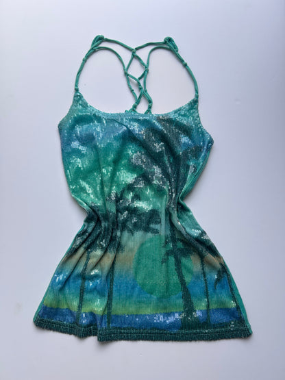 Adorable summer sparkly top size S