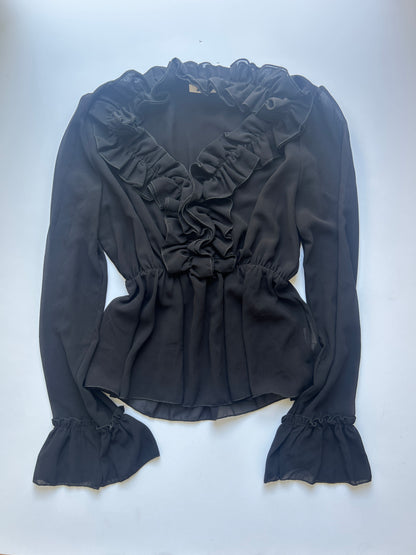 Beautiful flowy back blouse size S/M