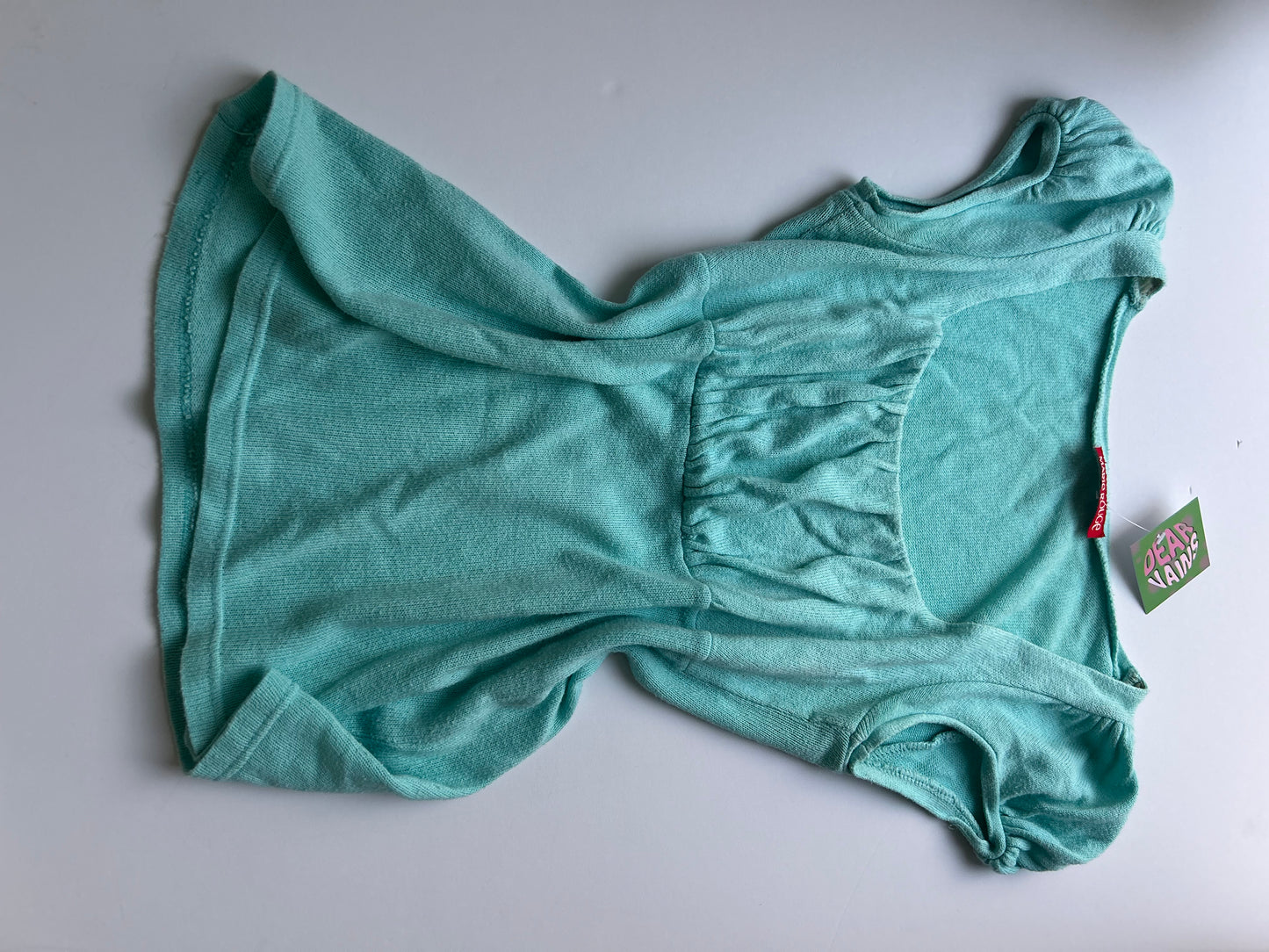 Adorable blue coquette top size S/M