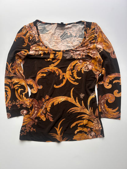 Iconic Just Cavalli long sleeve top size M