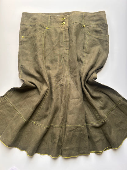 Iconic vintage green skirt size 42