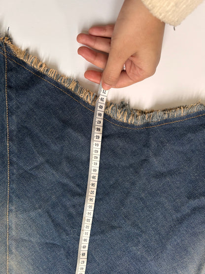 Vintage maxi dark fairy denim skirt size L