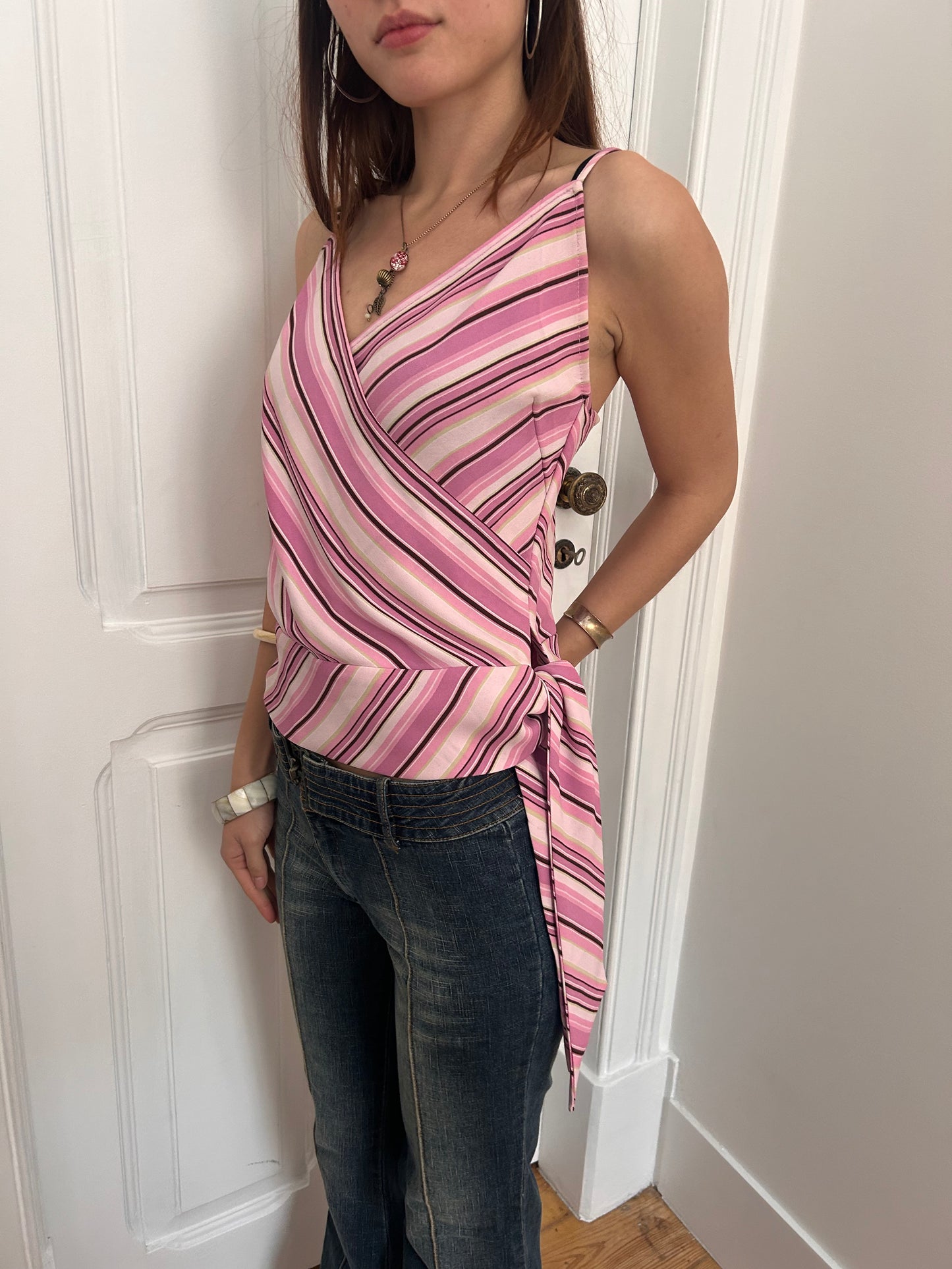 Beautiful stripes fairy top size M
