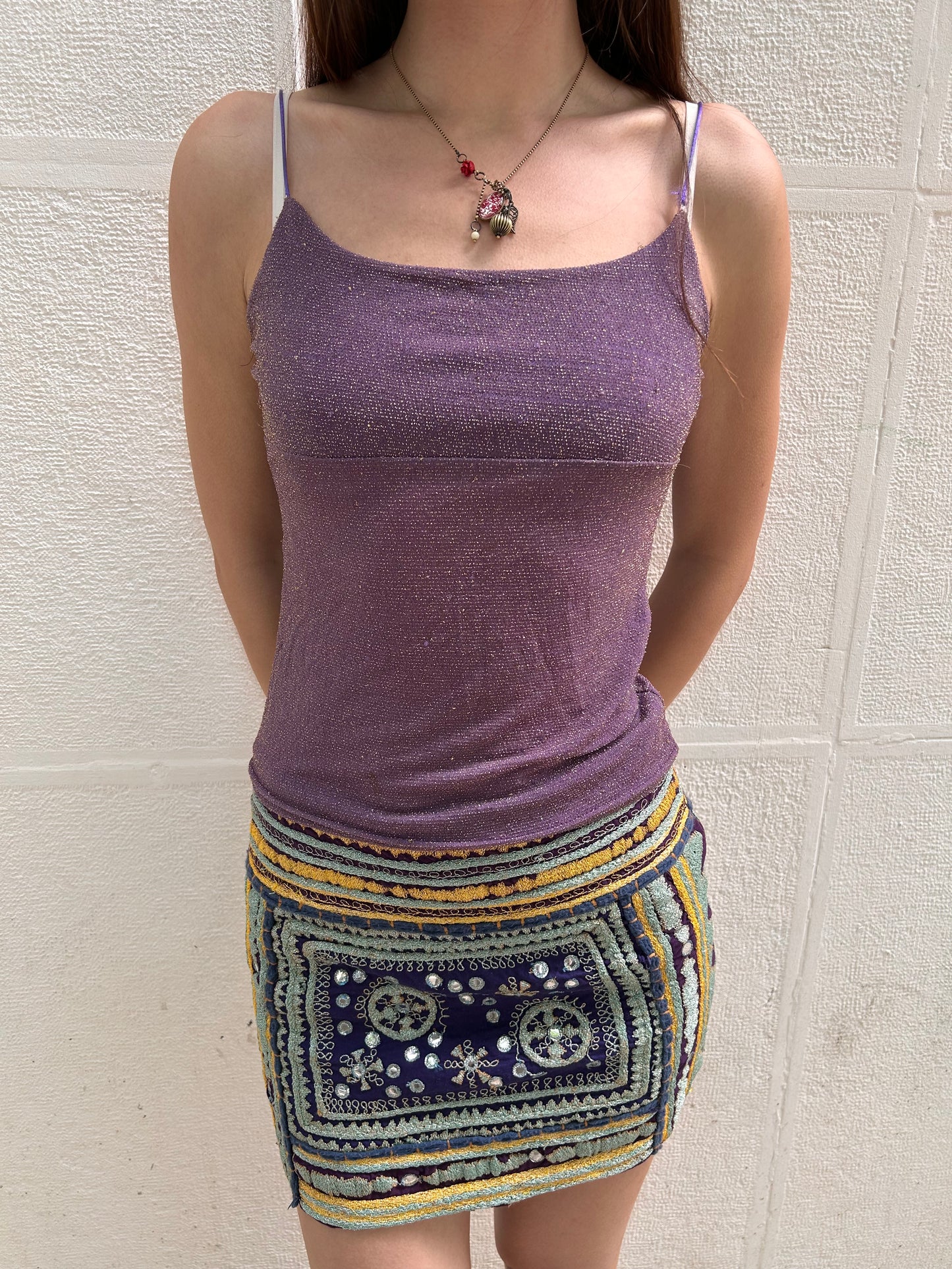 Adorable shiny top Size S