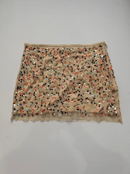 Adorable mini skirt with sequin detail size S