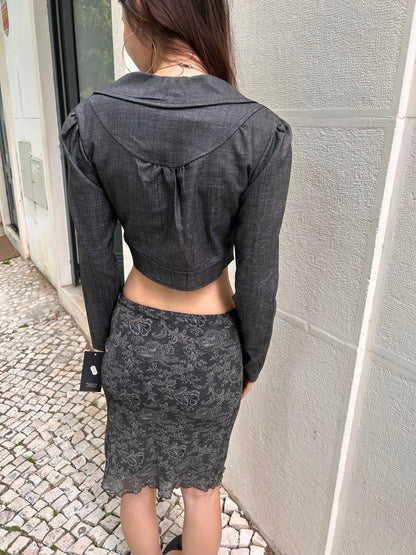 Cropped mini jacket size S