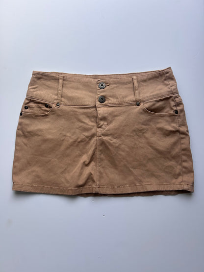 Adorable beige mini skirt size 36