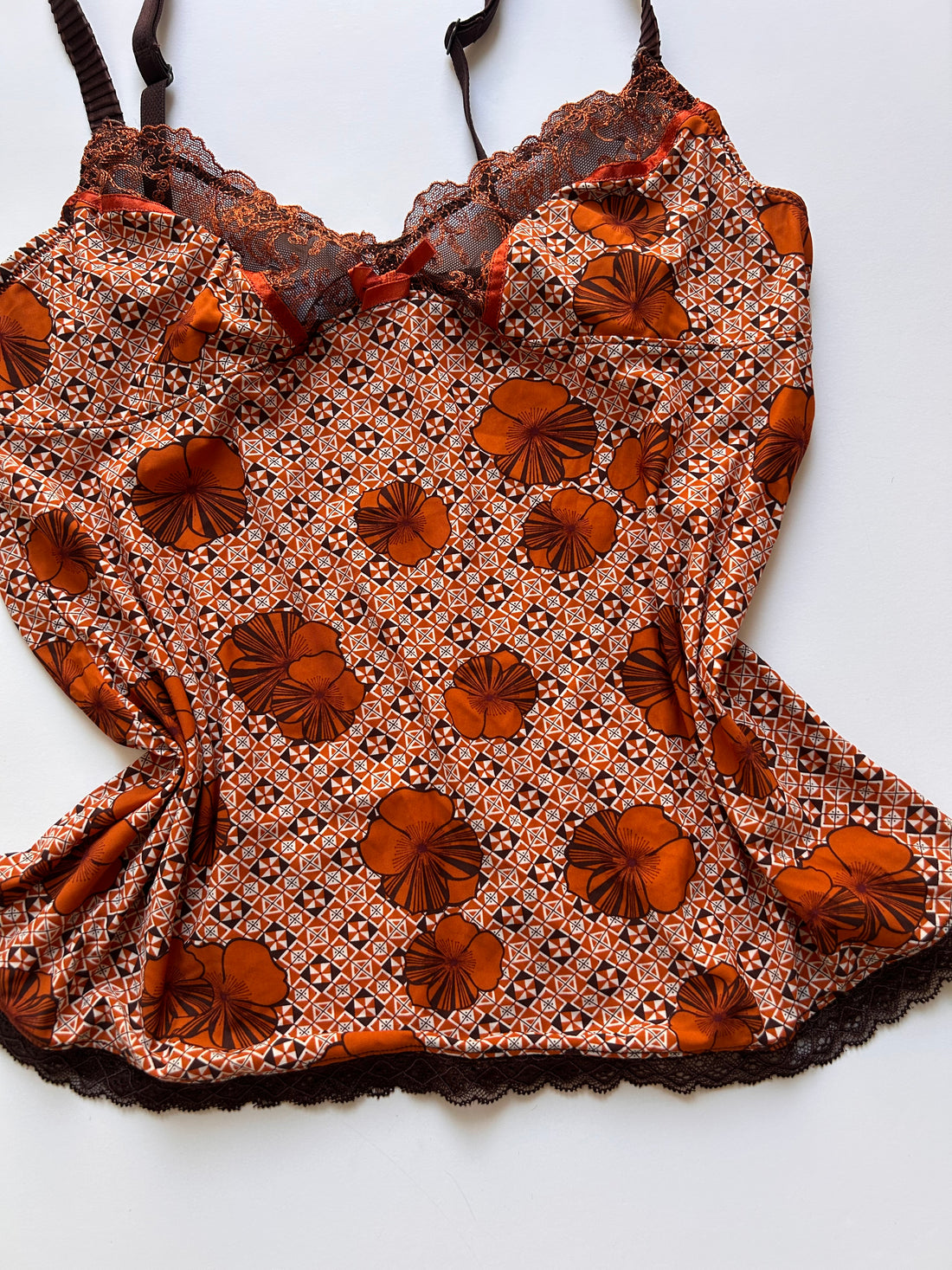 Cami top with flower detail size S — photo 3 of 4