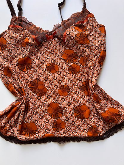 Cami top with flower detail size S