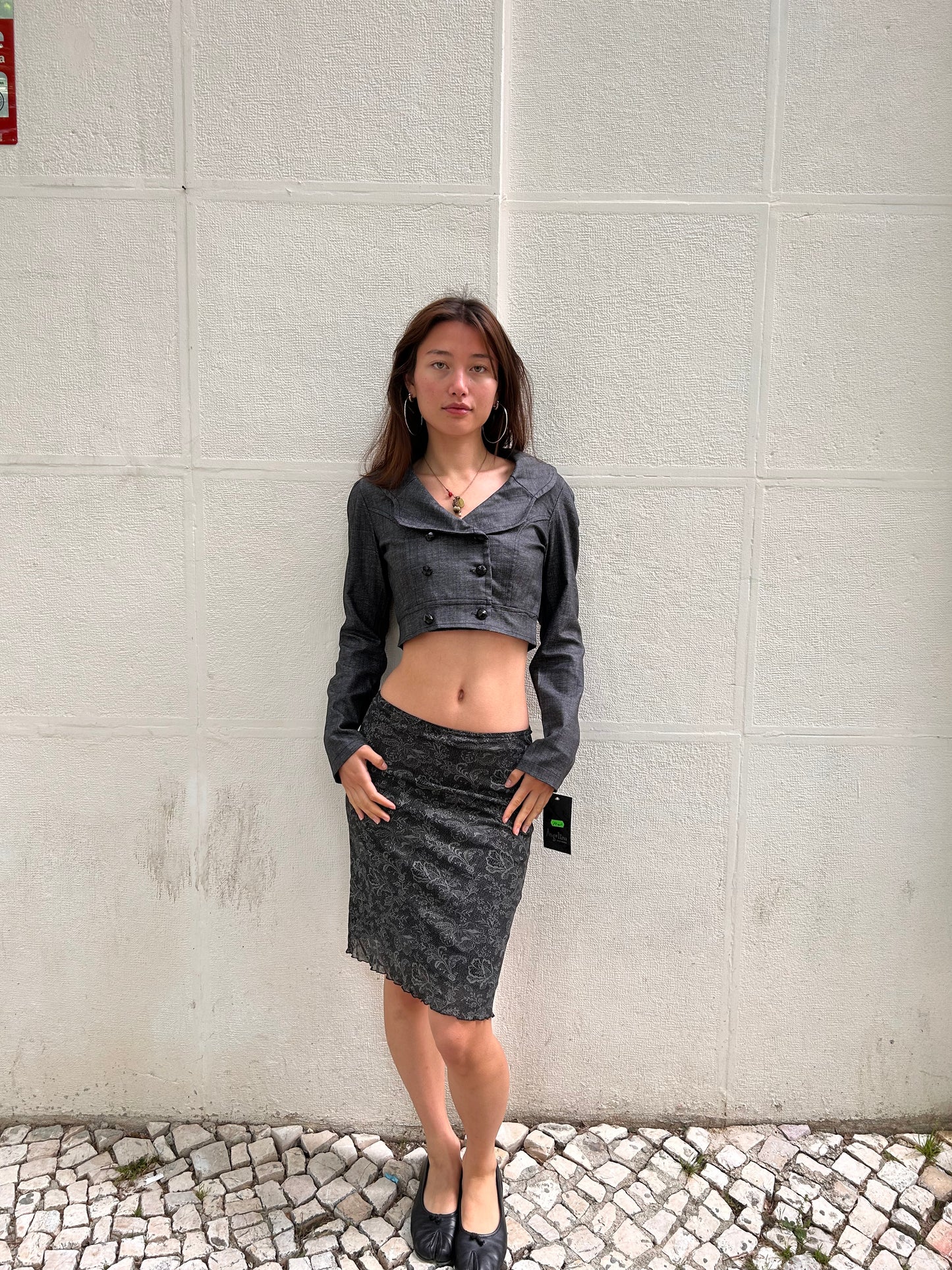 Cropped mini jacket size S