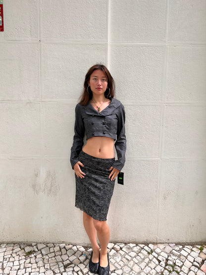 Cropped mini jacket size S