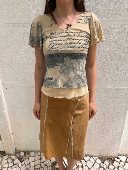 Iconic print shirt Size M