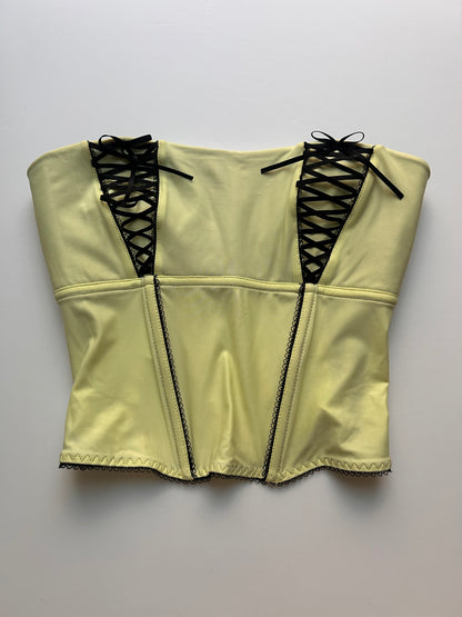 Perfect double lace corset top size S