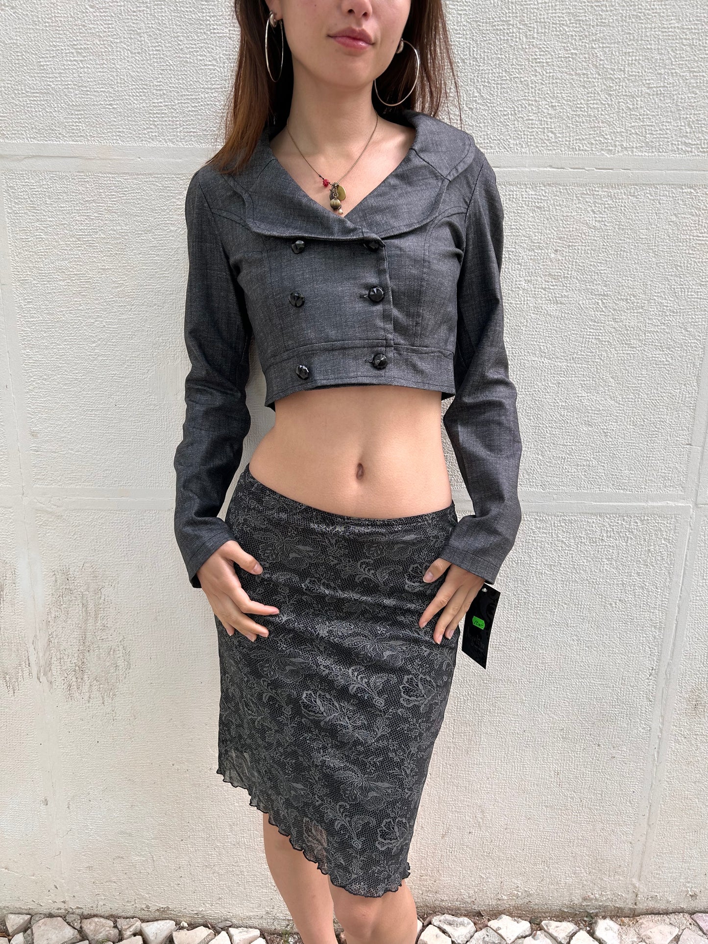 Cropped mini jacket size S