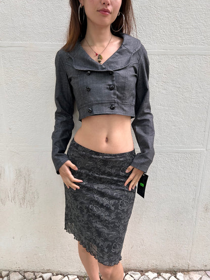 Cropped mini jacket size S