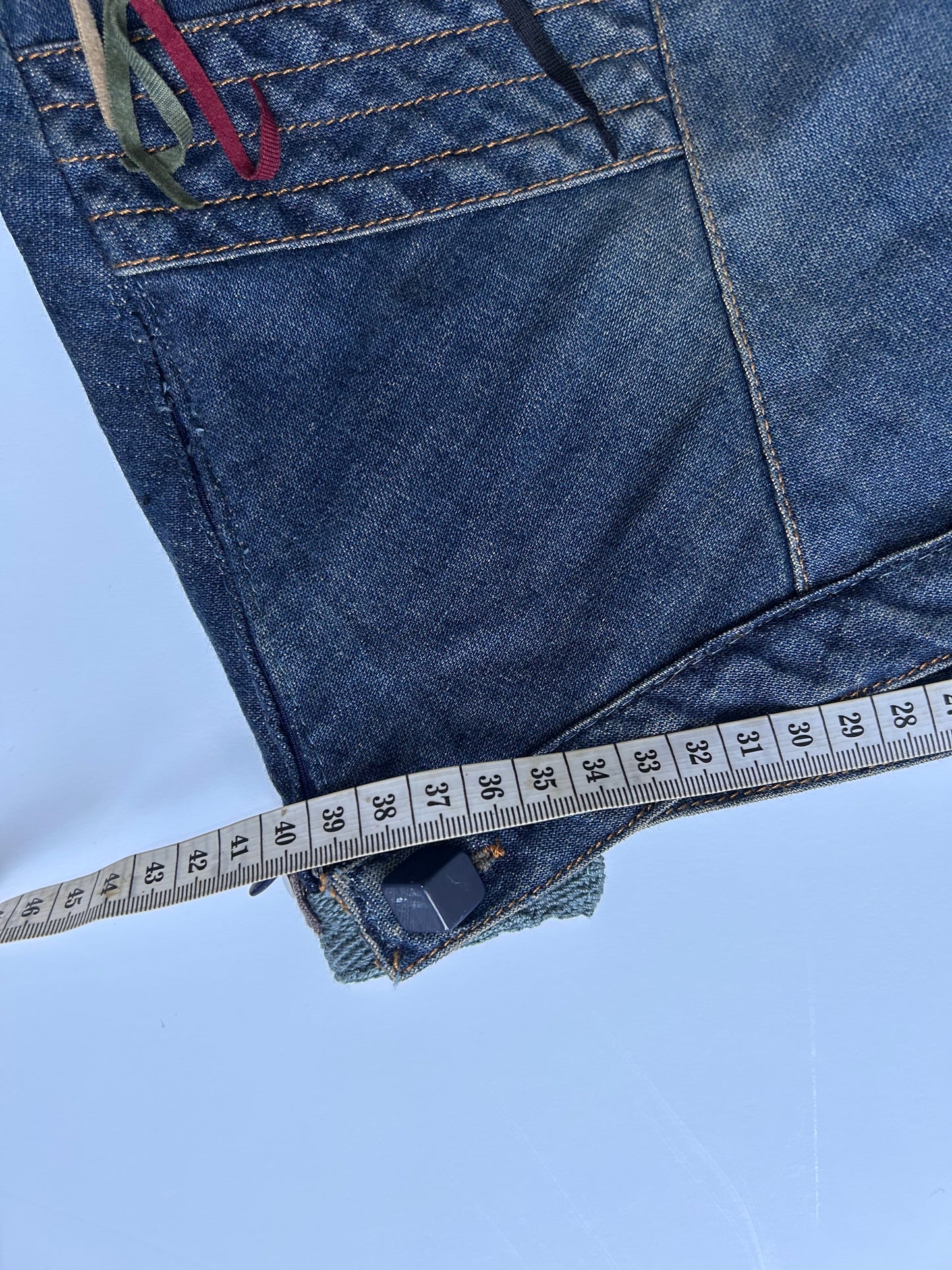 Vintage maxi dark fairy denim skirt size L