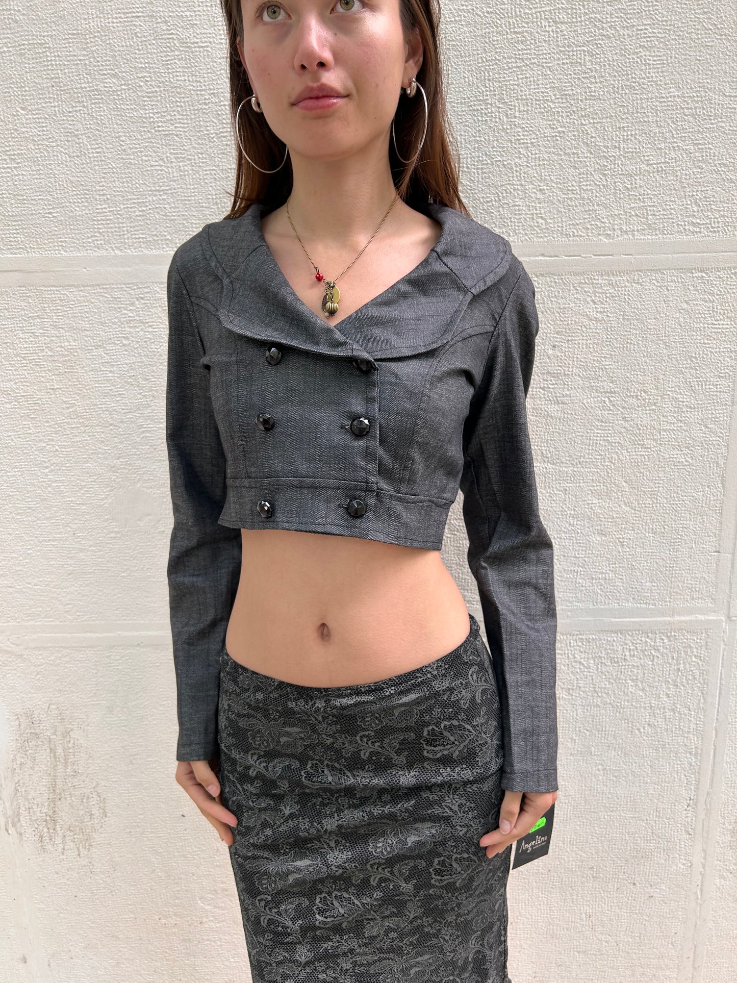 Cropped mini jacket size S