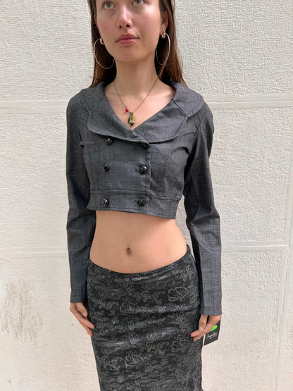 Cropped mini jacket size S