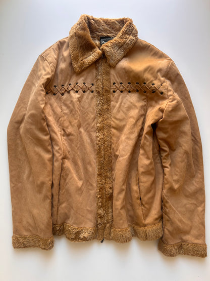 Perfect furr jacket with lace size L