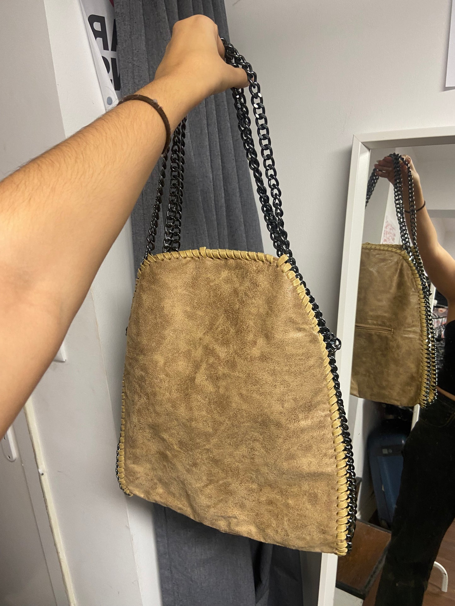 Real vintage leather bag