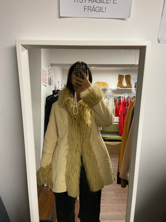 Furry coat size M