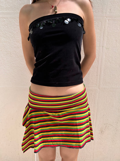 Adorable mini striped skirt Size S