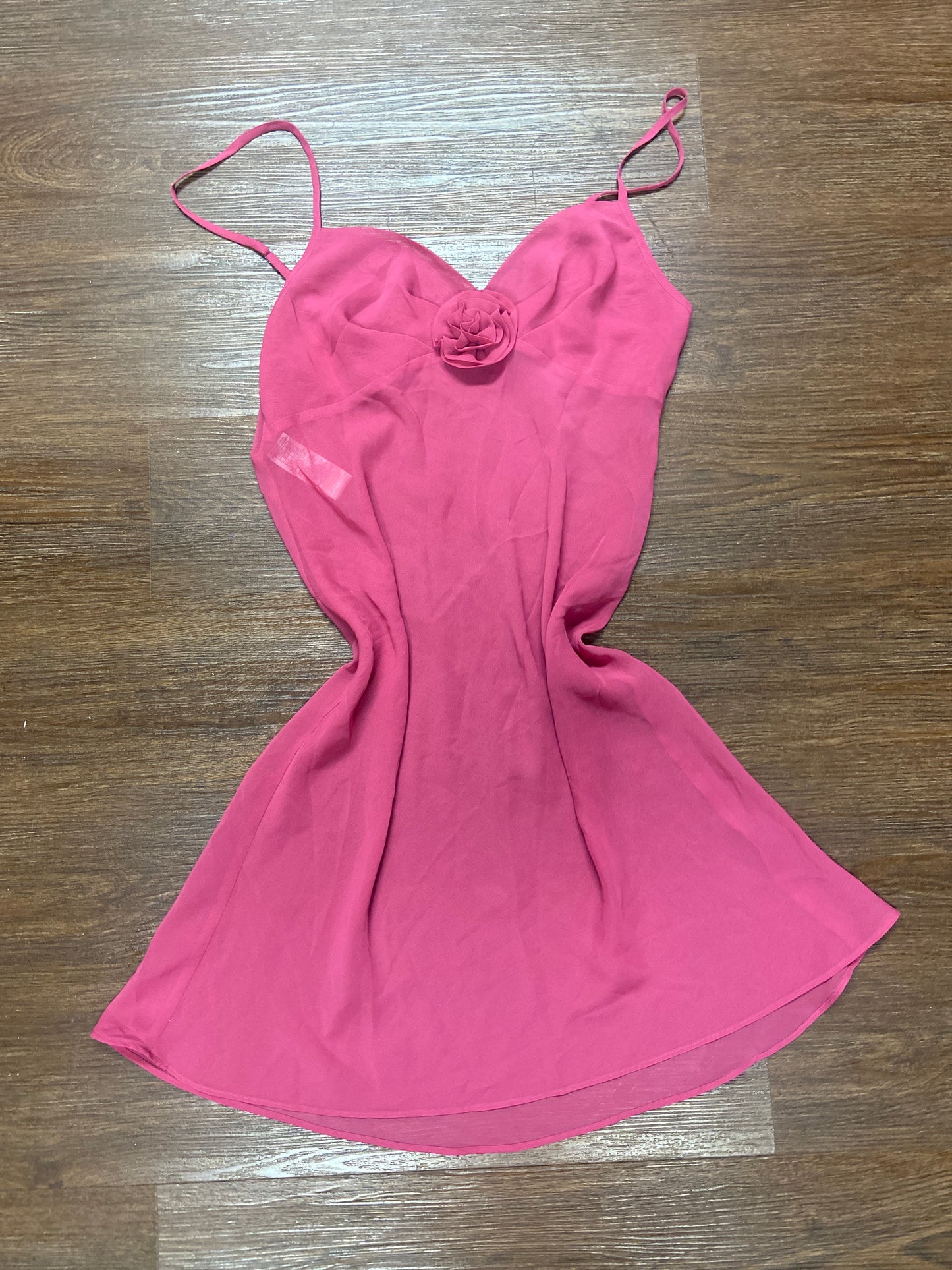 Coquette vintage slip dress with rose detail size L