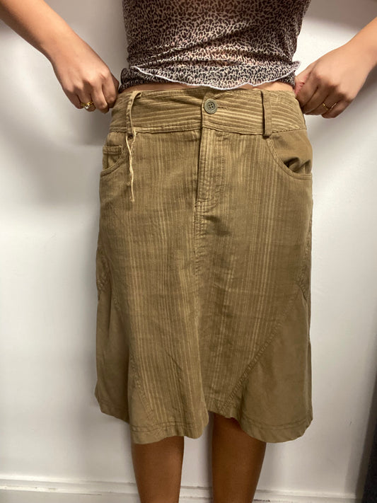 Corduroy Skirt