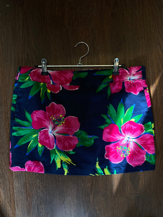 Flower Mini Skirt