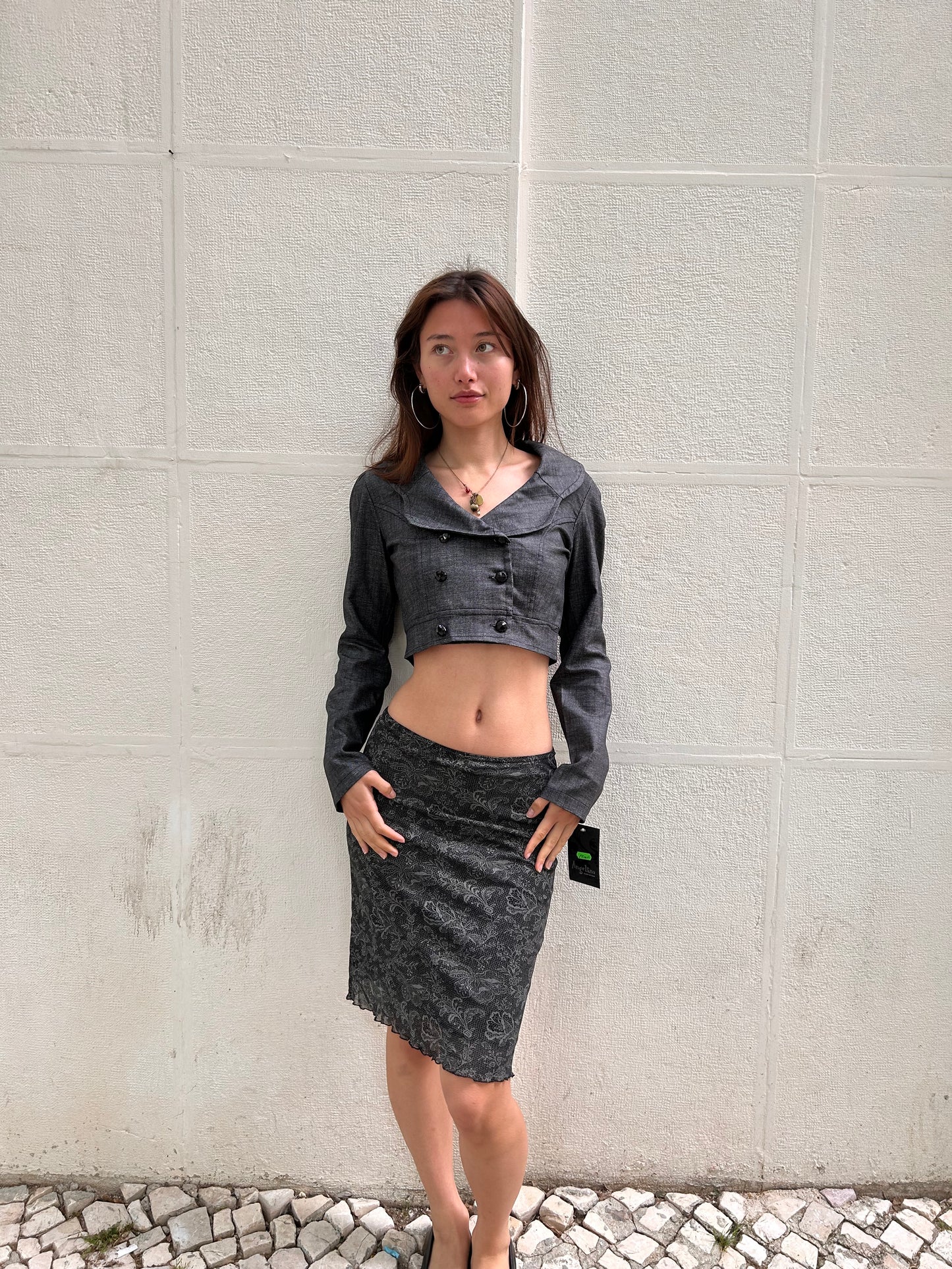Cropped mini jacket size S