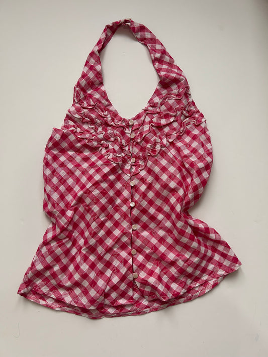 Adorable coquette halter top size M/L