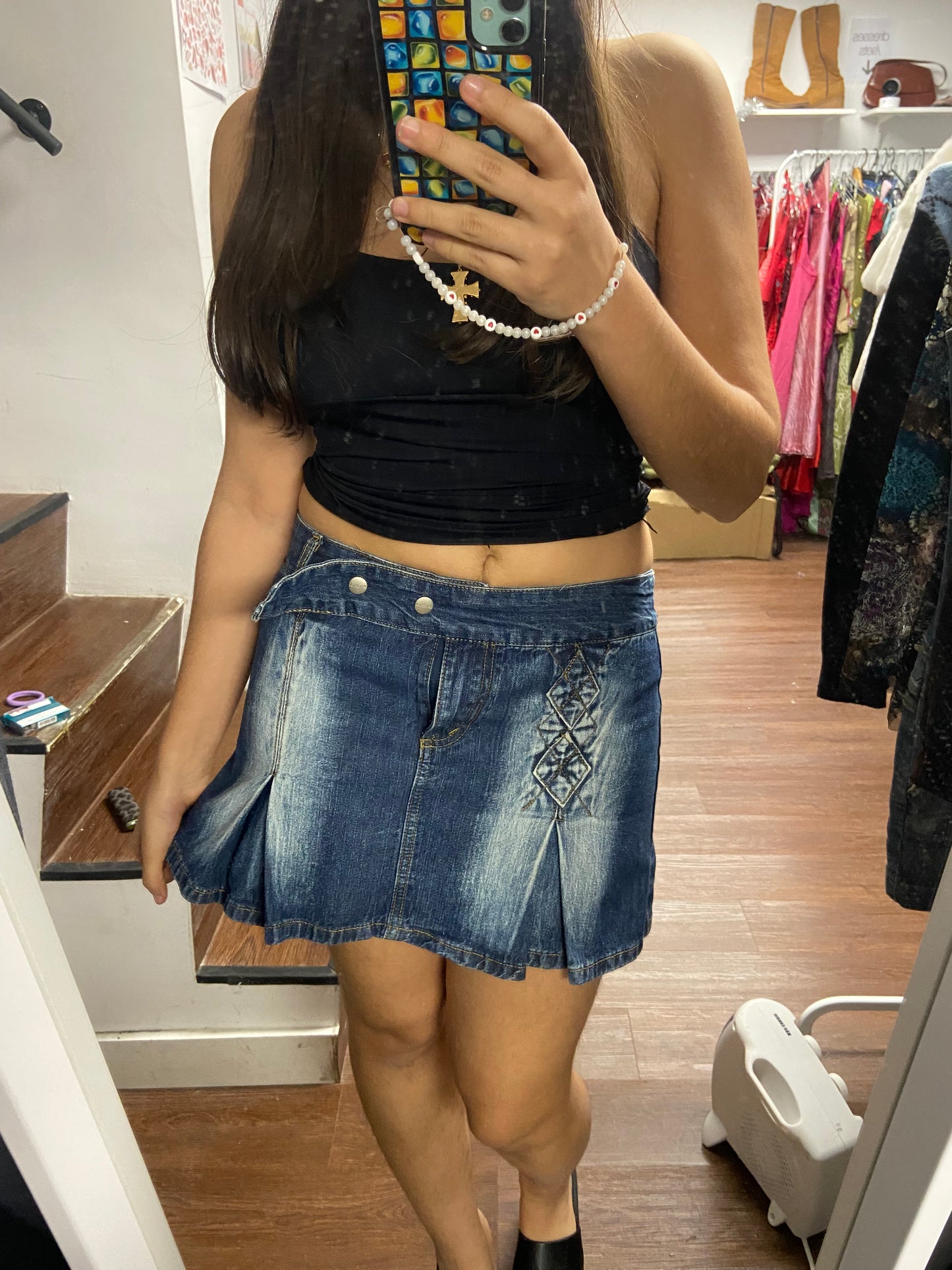 Adorable y2k denim skirt size 40