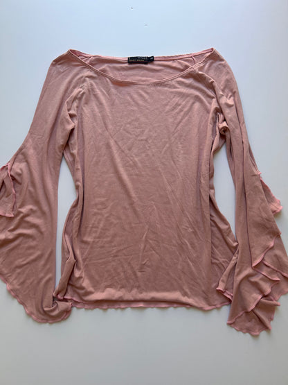 Cutest vintage pink top size M