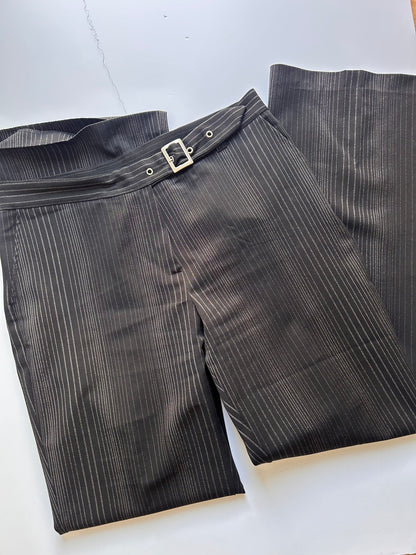 Iconic 90s belt detail trousers size 36