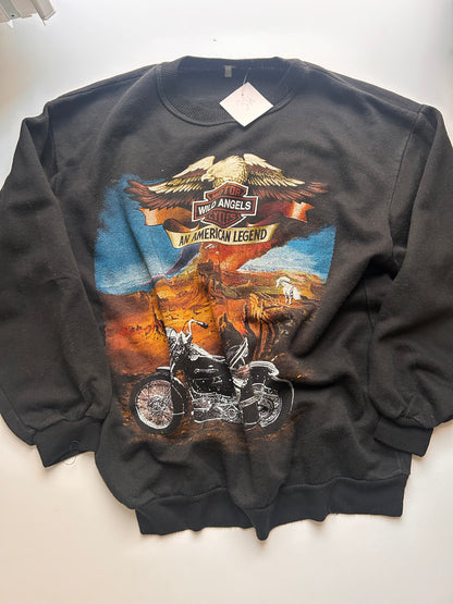 Adorable printed Harley Davison sweater size XL