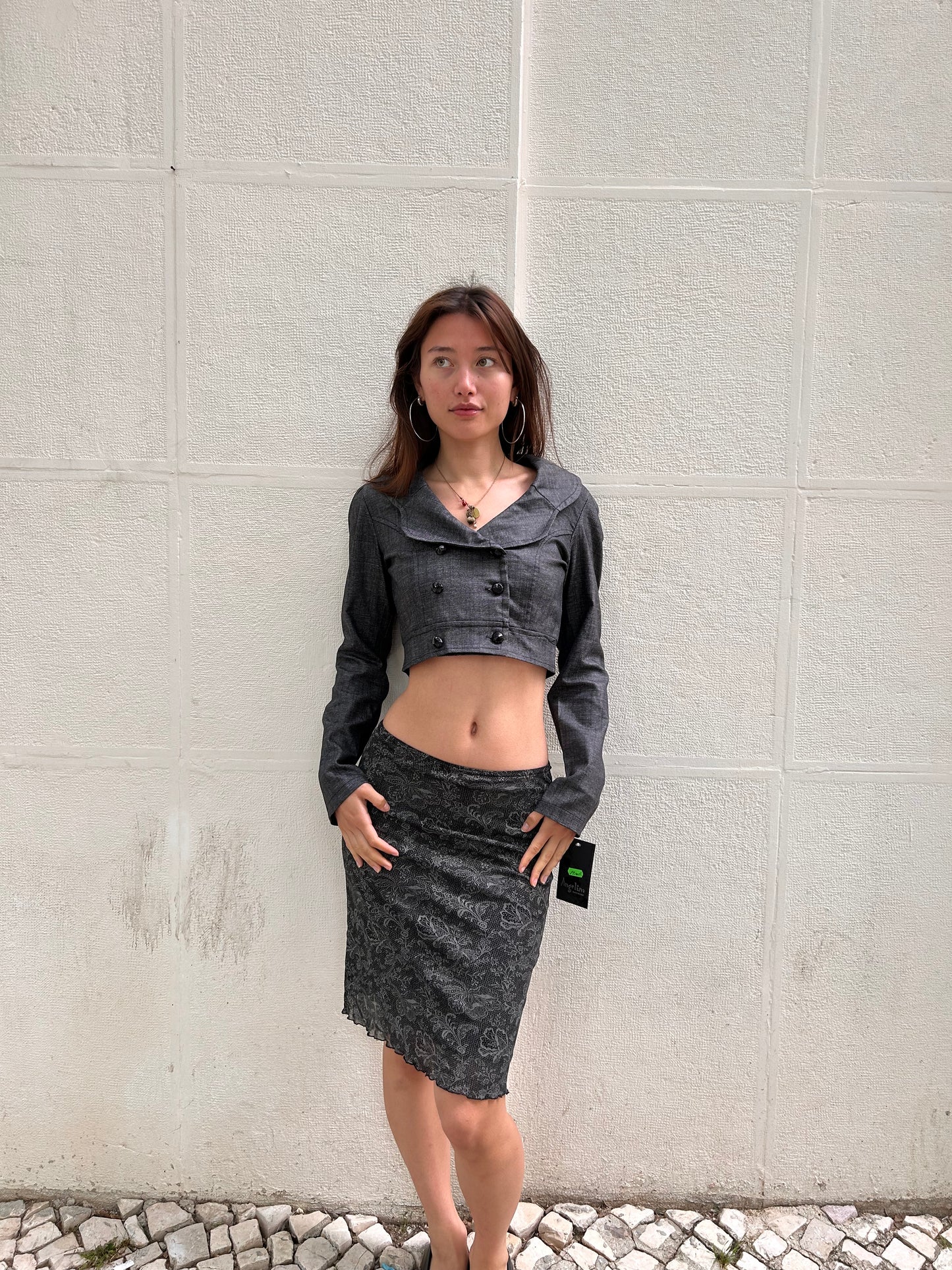Cropped mini jacket size S