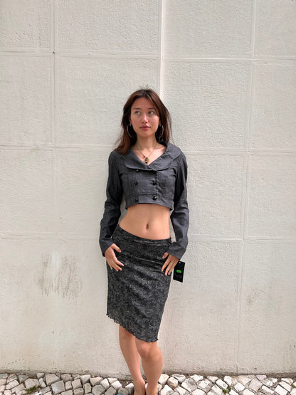 Cropped mini jacket size S