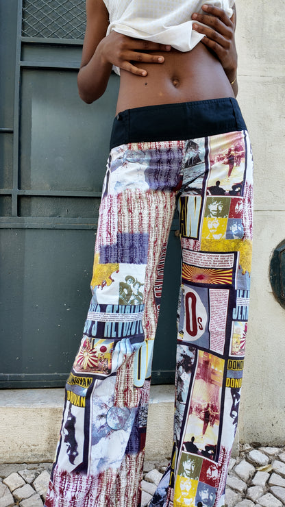 Vintage Deadstock print pants size 40