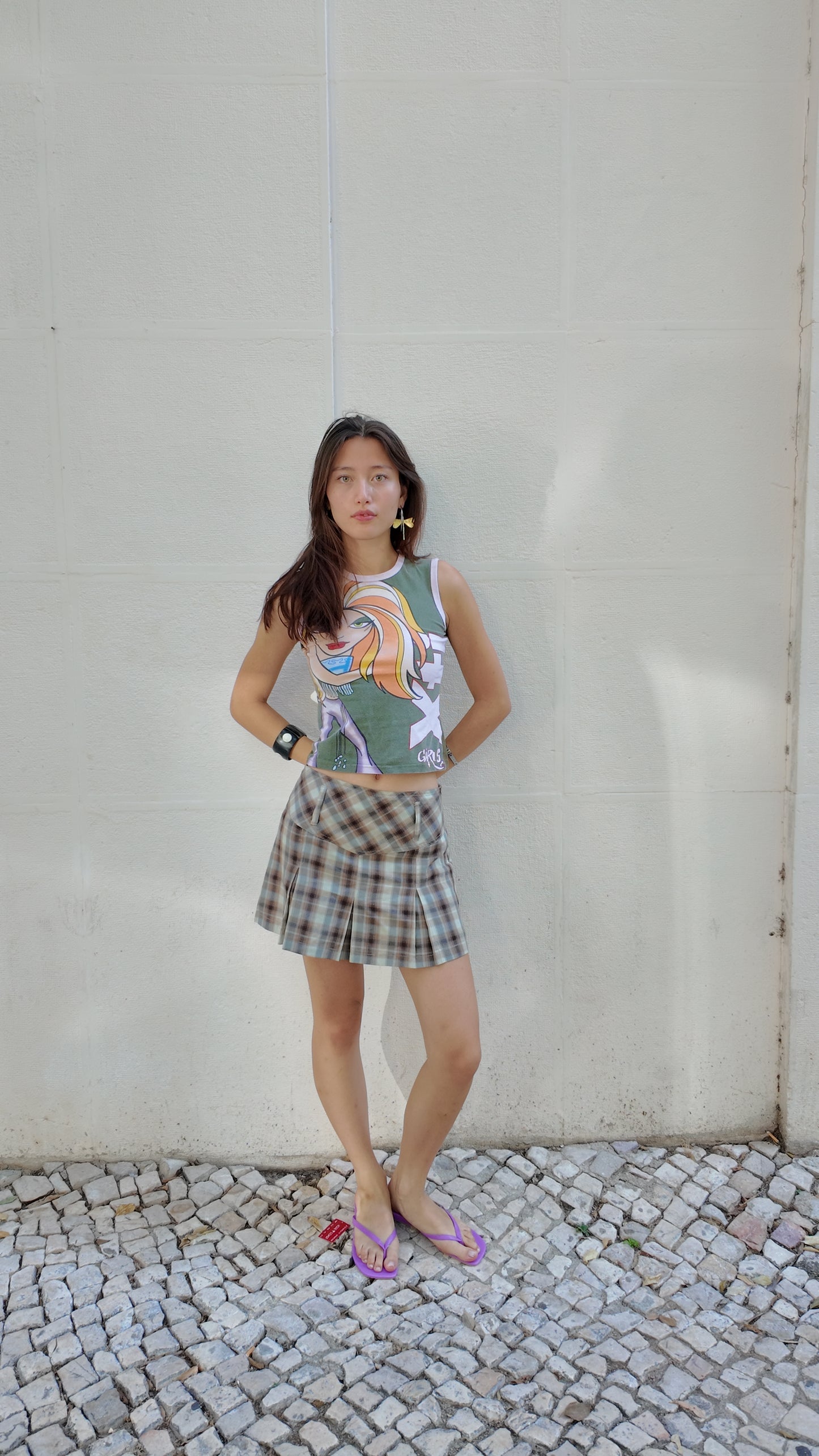 Y2K Girl top size XXS