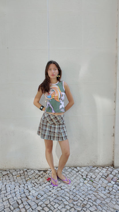 Y2K Girl top size XXS