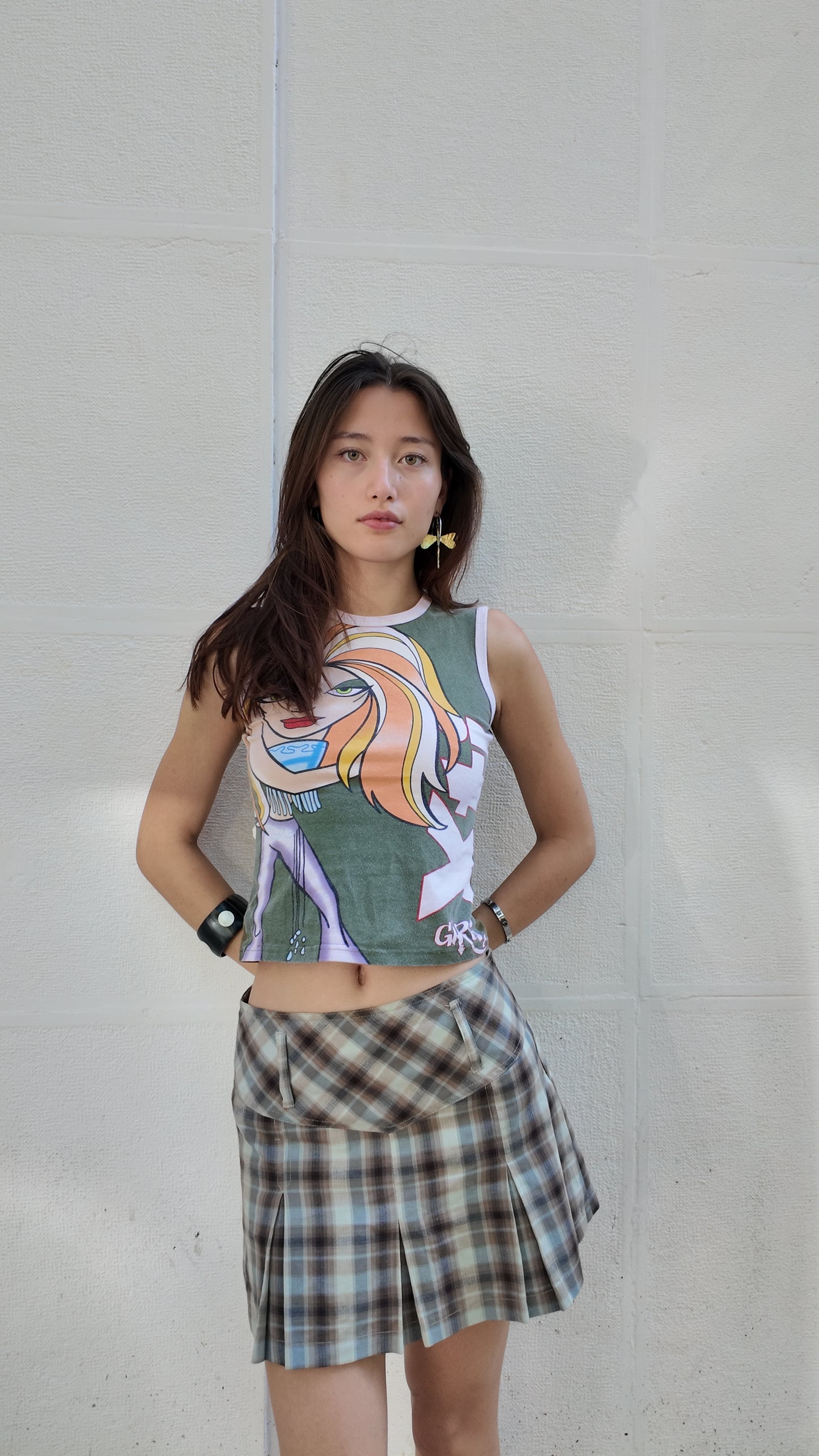 Y2K Girl top size XXS