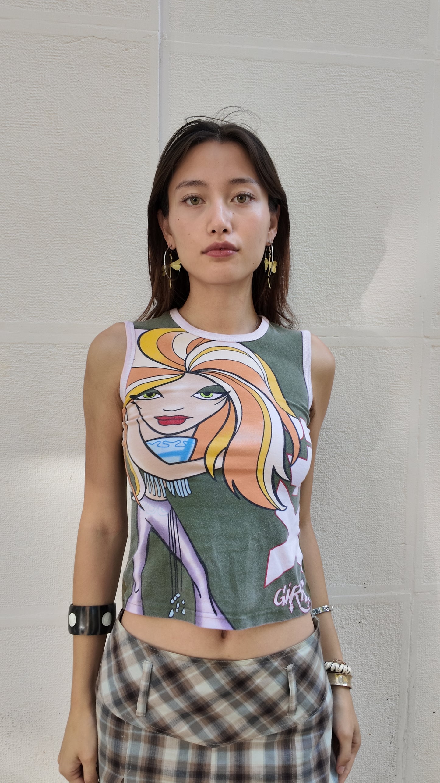 Y2K Girl top size XXS