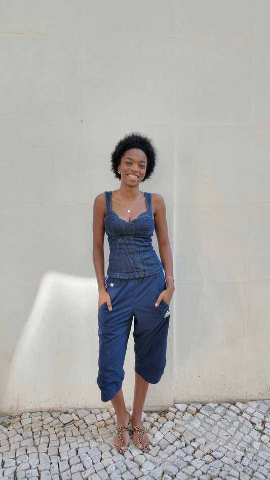 iconic adidas capri jogger size 36