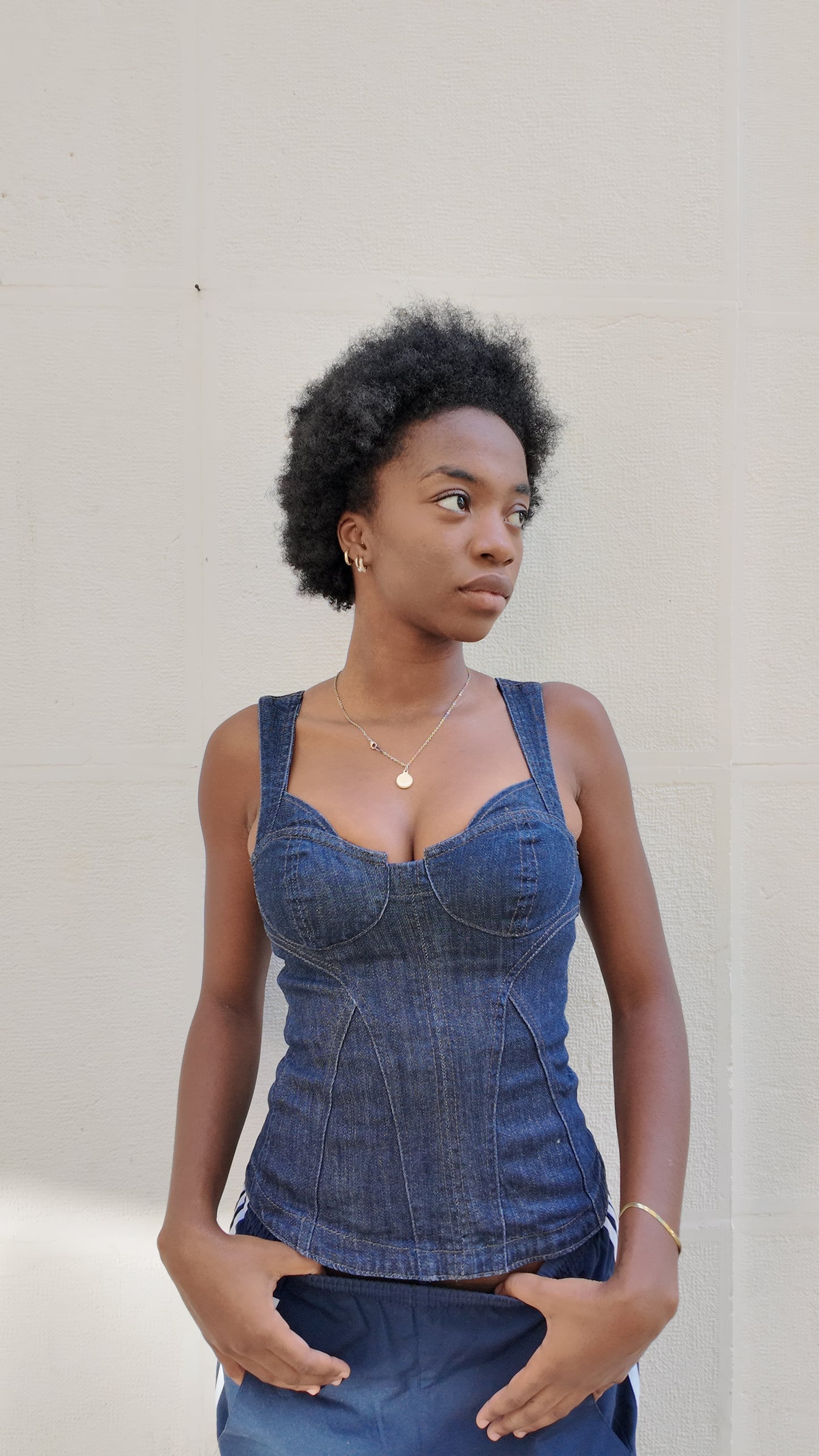 Perfect denim corset size 36