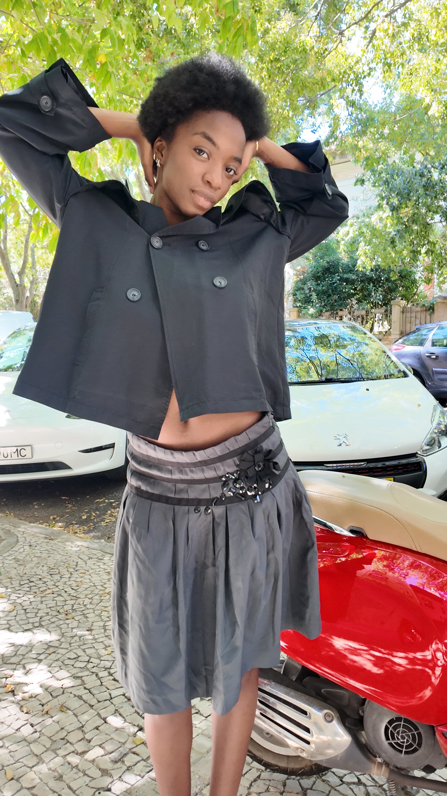 Iconic black classic jacket size 38