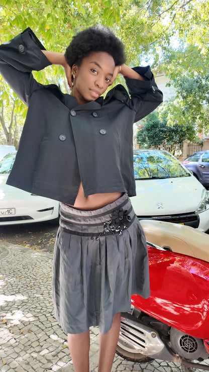 Iconic black classic jacket size 38