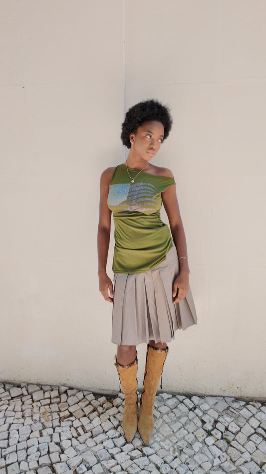 Perfect Y2K green top size S/M