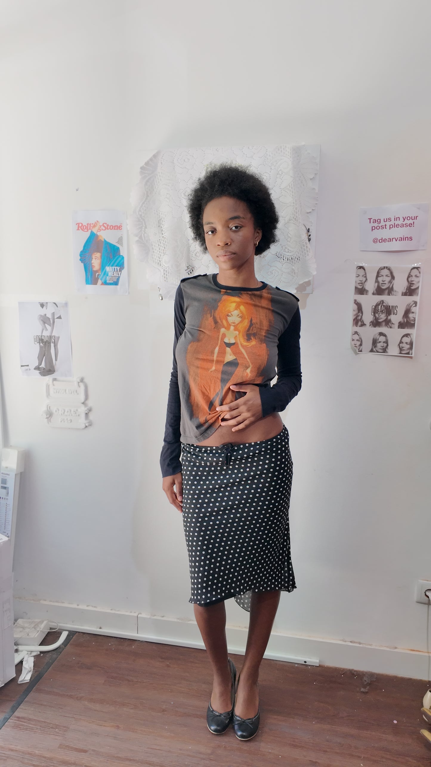 Cutest pok dots skirt size 36