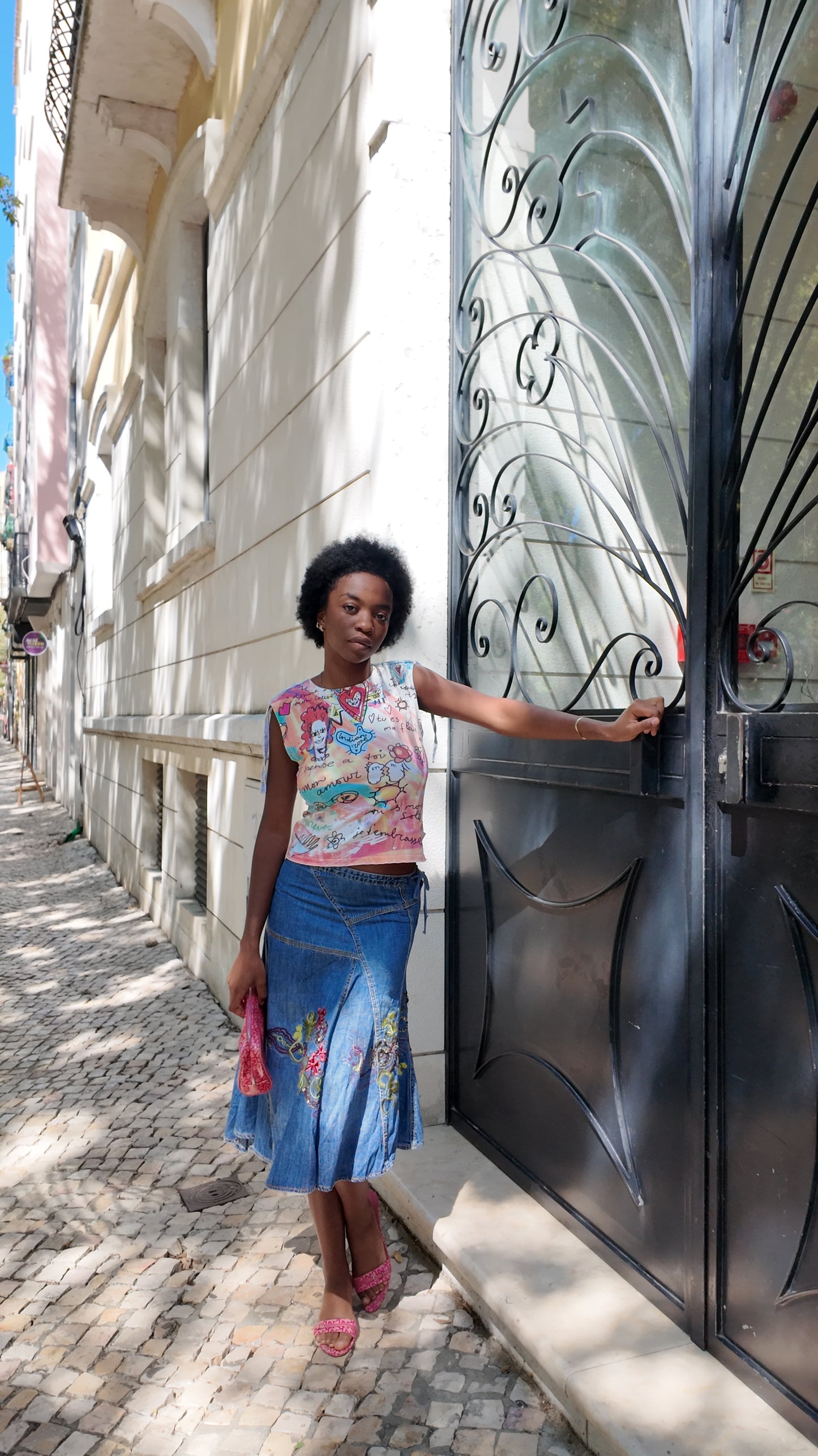 Adorable maxi flower skirt size 38