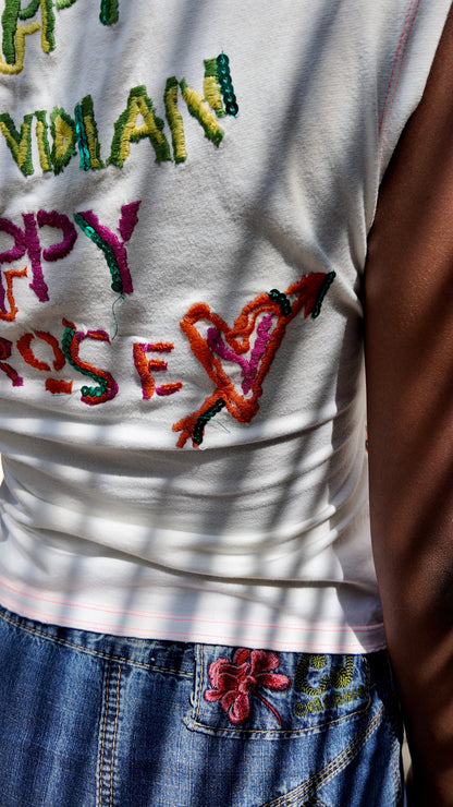 VINTAGE cute graphic shirt size M